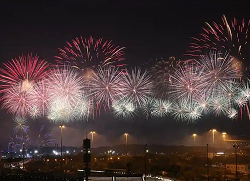 海北焰火晚会